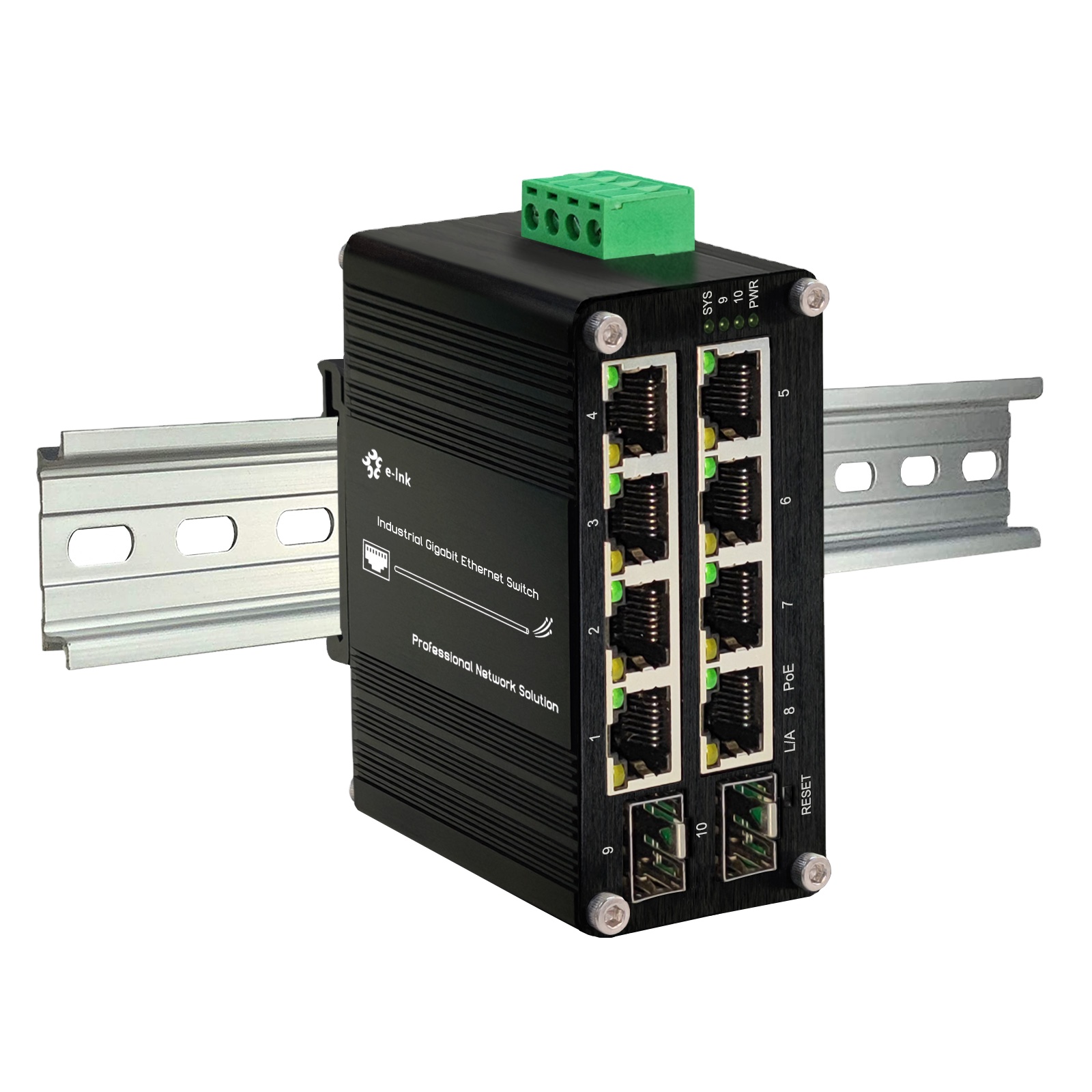 Managed Gigabit Poe Switch 8 Port 802.3At - 관리형 PoE 스위치 8포트 10/100/1000T 802.3at에서