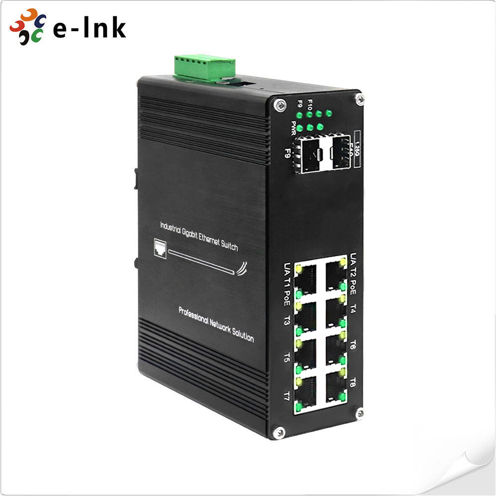 Managed Gigabit Poe Switch 8 Port 802.3At - 산업용 관리형 8포트 기가비트 PoE+ 스위치,