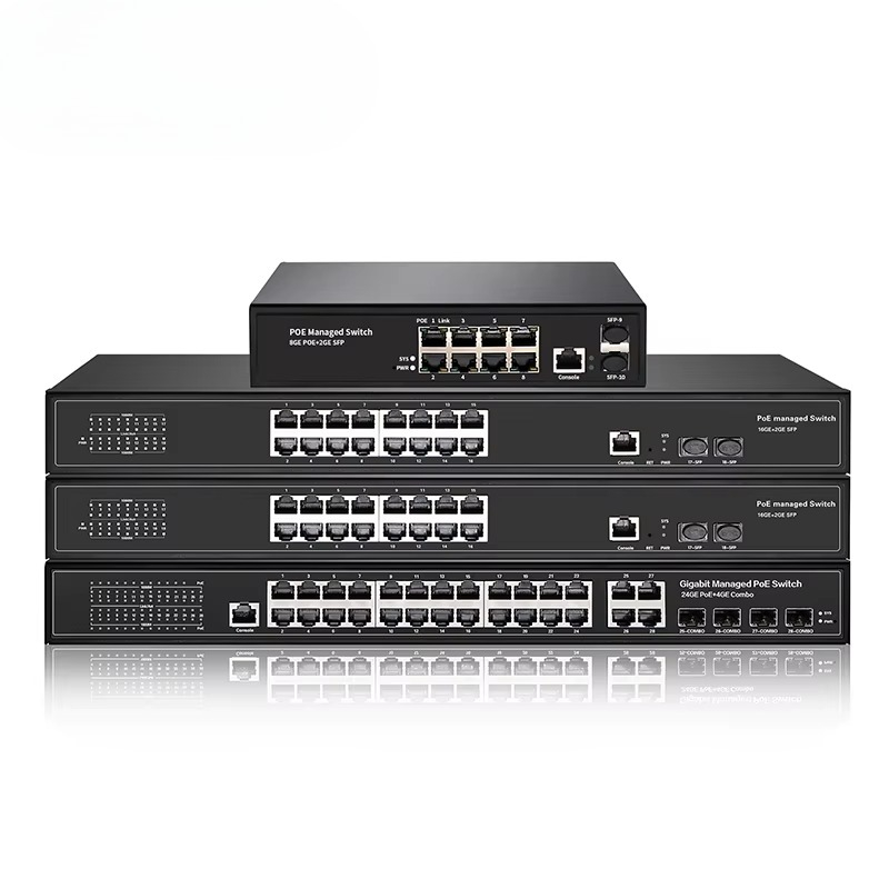 Managed Gigabit Poe Switch 8 Port 802.3At - 8포트 16/24/48포트 기가비트 802.3at PoE+ L2