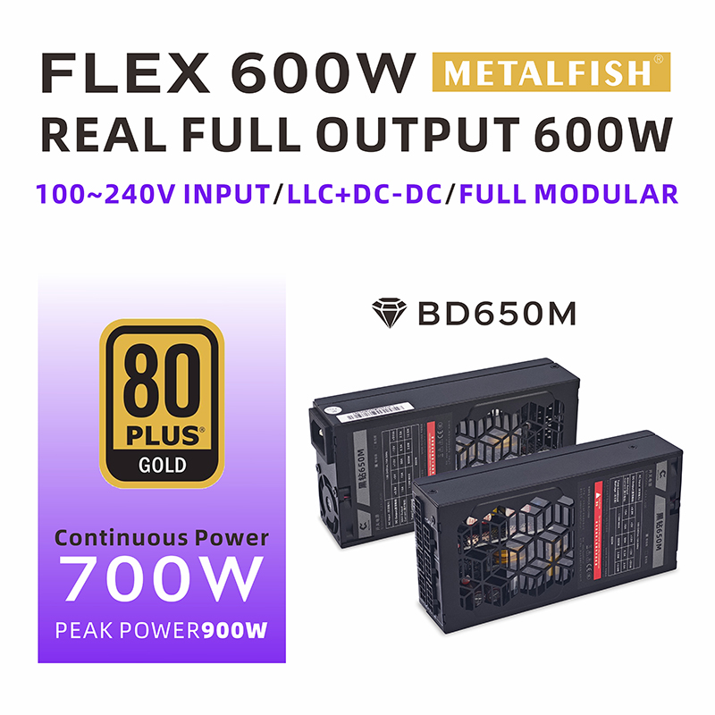 Atx Power Supply 1U Flex 500W - METALFISH Flex 600W 모듈형 파워 서플라이