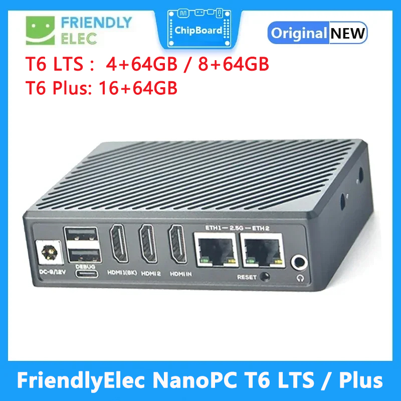 FriendlyElec NanoPC T6 LTS/Plu - Nanopc T6 16Gb 리뷰 및 가격