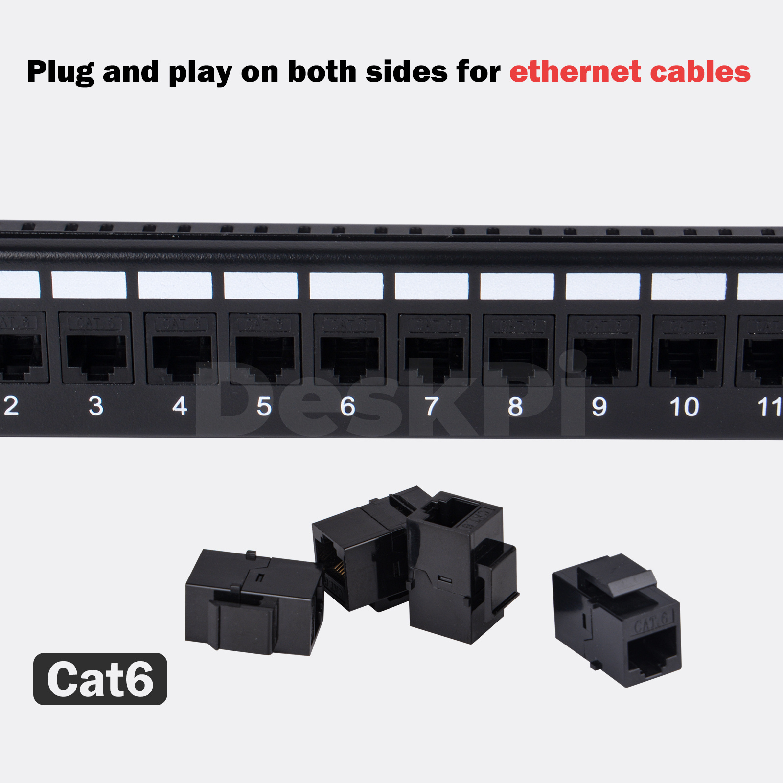 DeskPi Rackmate 12포트 CAT6 키스톤  - Deskpi Super6C 리뷰 및 가격