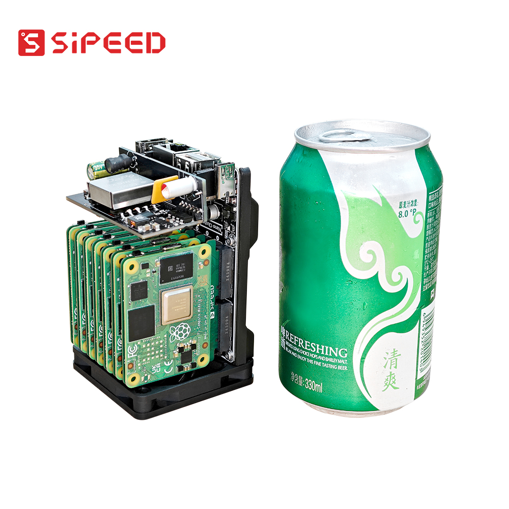 시피드 나노클러스터 7x CM4/CM5 노드 미니 서버 - Deskpi Super6C 리뷰 및 가격