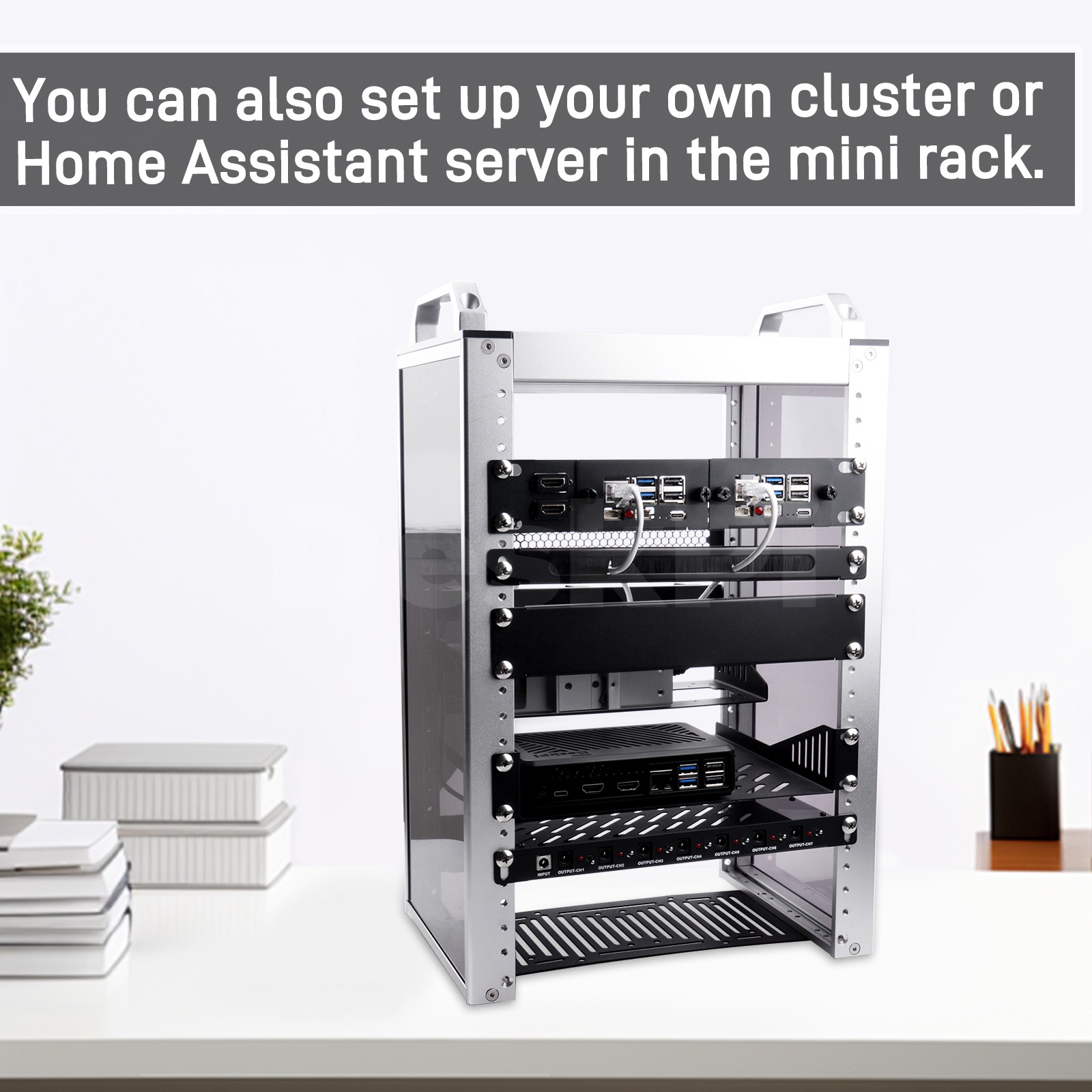 데스크피 랙메이트 10인치 1U 랙 마운트(라즈베리 파 - Deskpi Super6C 리뷰 및 가격