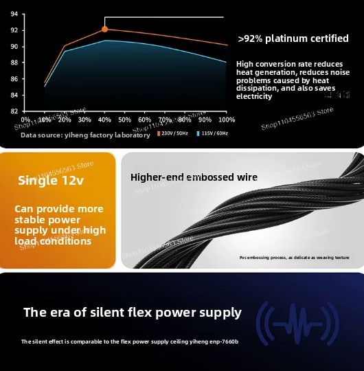 500W 1U 플래티넘 플렉스 ATX 파워 서플라이,  - Atx Power Supply 1U Flex 500W 리뷰 및 가격